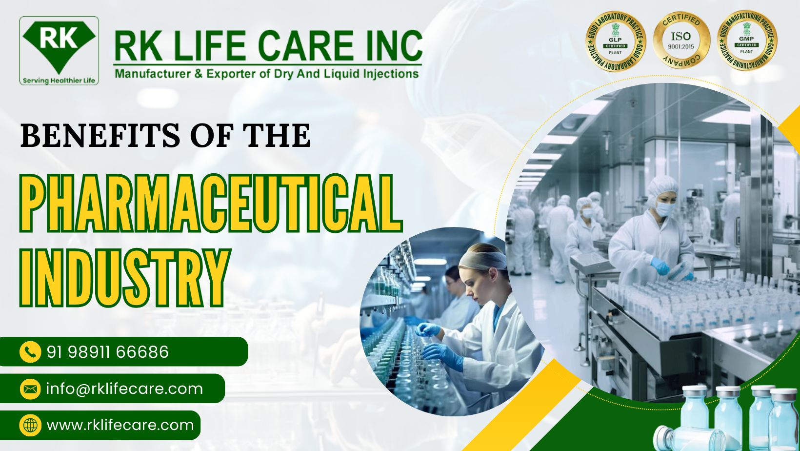 Benefits of the Pharmaceutical Industry